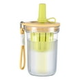 thumbnail image 1 of 17oz Plastic Tumbler with Lid and Straw and Handle - Leak-Proof - Perfect for Iced Coffee, Smoothies, and Juice - Wide Mouth Reusable Water Bottle,Large Capacity Straw Drop Proof Portable Water Cups, 1 of 7