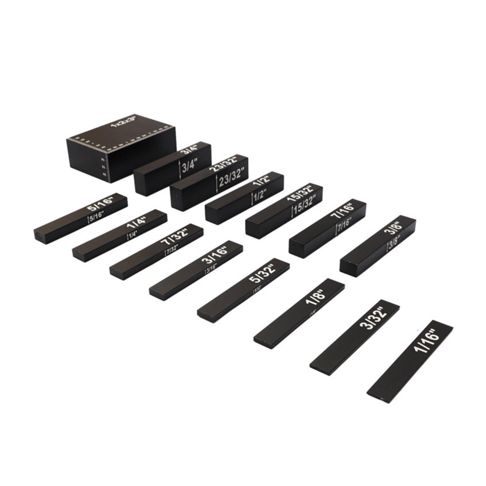 17pcs Setup Blocks Height Gauge Set Precision Aluminum Setup Bars For ...