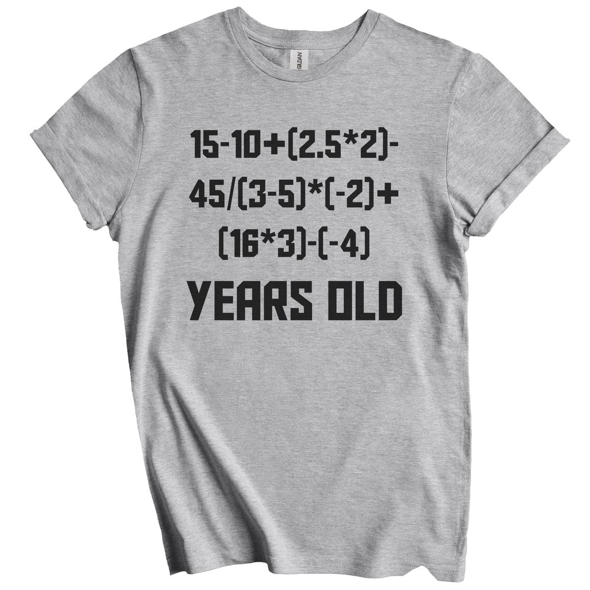 17th Birthday 17 Years Old Algebra Equation Math T-Shirt - Walmart.com