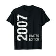 thumbnail image 1 of 17th Birthday Gifts Men Boy Girl 17 Years Old Vintage 2007 T-Shirt, 1 of 3