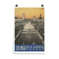 thumbnail image 1 of 17th Milan, Italy Fair April 1935 Version 2. Unframed Vintage Travel Poster, 1 of 1