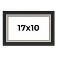 thumbnail image 1 of 17x10 Frame Black Real Wood Picture Frame Width 2.25 Inches | Interior Frame Depth 0.5 Inches |, 1 of 8
