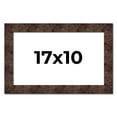 thumbnail image 1 of 17x10 Frame Brown Burl Real Wood Picture Frame Width 1.625 Inches | Interior Frame Depth 0.5 Inches, 1 of 8
