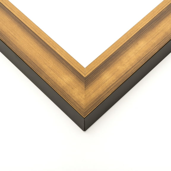 17x10 Frame Gold Solid Wood Picture Frame Width 1.625 Inches | Interior Frame Depth 0.6875 Inches |