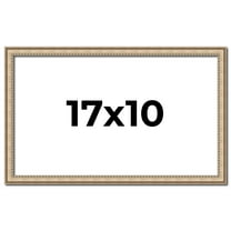 17x10 Frame Silver Real Wood Picture Frame Width 0.75 Inches | Interior Frame Depth 0.5 Inches |