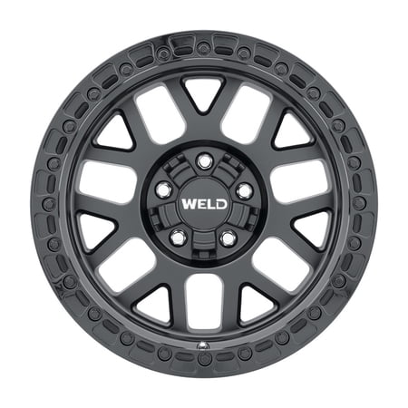 Weld Off-Road W104 Cinch Wheels 17x10 Satin/Gloss Black