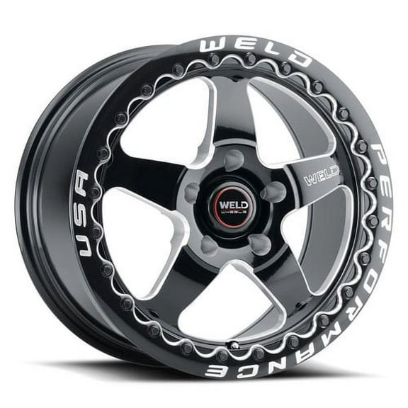 Weld Ventura Beadlock Wheels 17x10 5x114.3 Gloss Black