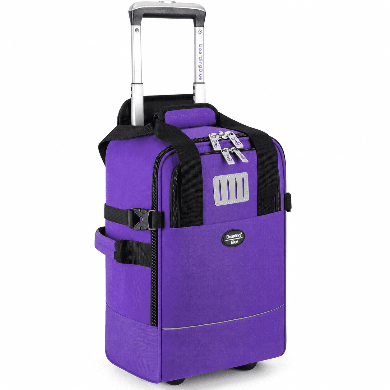 17x10x9 Inches United Airlines Rolling Personal Item Under Seat Travel Bag Suitable For Major Airlines, Rolling Travel Bag Design  (Fucsia)