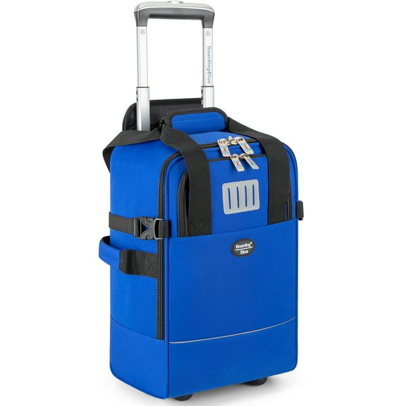 17x10x9 Inches United Airlines Rolling Personal Item Under Seat Travel Bag Suitable For Major Airlines, Rolling Travel Bag Design  (Navy)