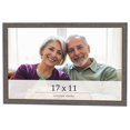 thumbnail image 1 of 17x11 Frame Blue Kingsley Pewter Solid Wood Picture Frame Width 0.75 Inches |Interior Depth 0.5, 1 of 8