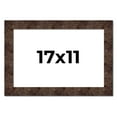 thumbnail image 1 of 17x11 Frame Brown Burl Real Wood Picture Frame Width 1.625 Inches | Interior Frame Depth 0.5 Inches, 1 of 8