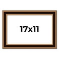 thumbnail image 1 of 17x11 Frame Gold Brown Plein Air Vintage Solid Wood Picture Frame | 1.75 Inches Moulding Width |, 1 of 8