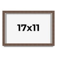 thumbnail image 1 of 17x11 Shadow Box Frame Brown | 1.125 inches Deep Real Wood Rustic Shadowbox Display Frame | UV, 1 of 5
