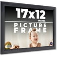 thumbnail image 1 of 17x12 Frame Black Passaggi Solid Wood Picture Frame Width 1.5 Inches | Interior Depth 0.5 Inches |, 1 of 8