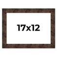 thumbnail image 1 of 17x12 Frame Brown Burl Real Wood Picture Frame Width 1.625 Inches | Interior Frame Depth 0.5 Inches, 1 of 8