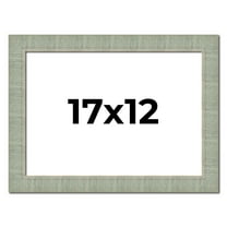 17x12 Frame Green Desert Pear Solid Wood Picture Frame | 1.625 Inch Moulding Width | Interior Frame
