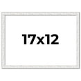thumbnail image 1 of 17x12 Frame White Real Wood Picture Frame Width 0.75 inches | Interior Frame Depth 0.5 inches |, 1 of 8