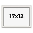 thumbnail image 1 of 17x12 Shadow Box Silver Brushed Striped Display Frame | 1.625 Inches Deep | 1 Inch Moulding Width |, 1 of 8
