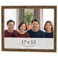thumbnail image 1 of 17x13 Frame Gold Kingsley Distressed Solid Wood Picture Frame Width 0.75 Inches | Interior Frame, 1 of 8