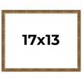 thumbnail image 1 of 17x13 Frame Gold Kingsley Distressed Solid Wood Picture Frame Width 0.75 Inches | Interior Frame, 1 of 8