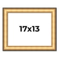 thumbnail image 1 of 17x13 Frame Gold Plein Aire Solid Wood Picture Frame Width 2 Inches | Interior Frame Depth 0.5, 1 of 8