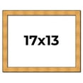 thumbnail image 1 of 17x13 Frame Gold Rustic Solid Wood Picture Frame | 1.25 Inch Wide Moulding | Rustique Gold, 1 of 8