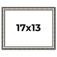 thumbnail image 1 of 17x13 Frame Silver Real Wood Picture Frame Width 1.125 Inches | Interior Frame Depth 0.5 Inches |, 1 of 8