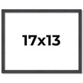 thumbnail image 1 of 17x13 Rustic Brown Real Wood Picture Frame Width 0.75 inches | Interior Frame Depth 0.5 inches |, 1 of 8