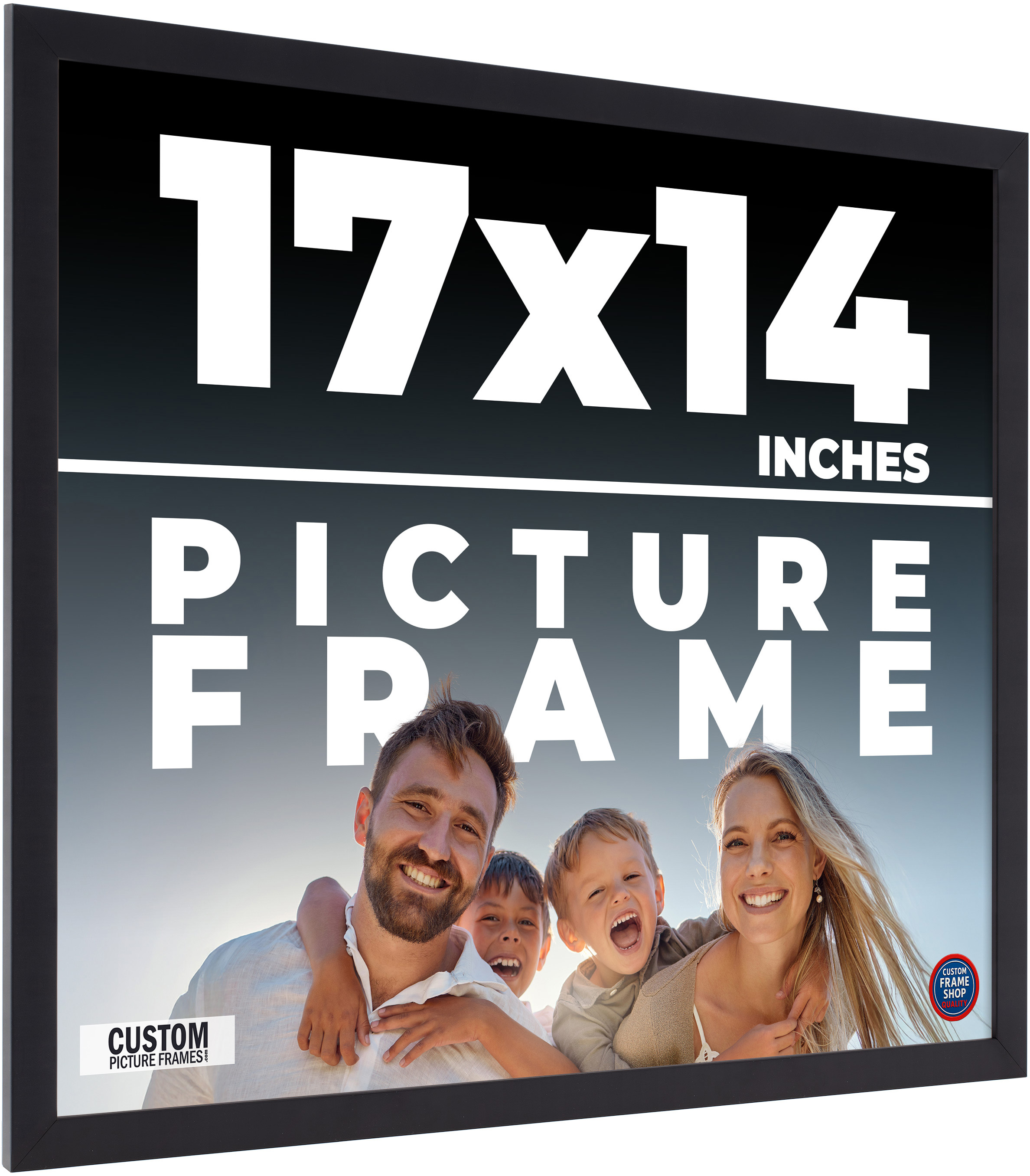 17x14 Frame Black Real Wood Picture Frame Width 0.75 inches | Interior ...