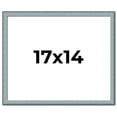 thumbnail image 1 of 17x14 Frame Blue Scuffed Farm Board Solid Wood Picture Frame Width 0.75 Inches | Interior Depth 0.5, 1 of 8