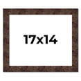 thumbnail image 1 of 17x14 Frame Brown Burl Real Wood Picture Frame Width 1.625 Inches | Interior Frame Depth 0.5 Inches, 1 of 8