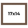 thumbnail image 1 of 17x14 Frame Brown Farmhouse Solid Wood Picture Frame Width 1.5 Inches | Interior Frame Depth 0.5, 1 of 8