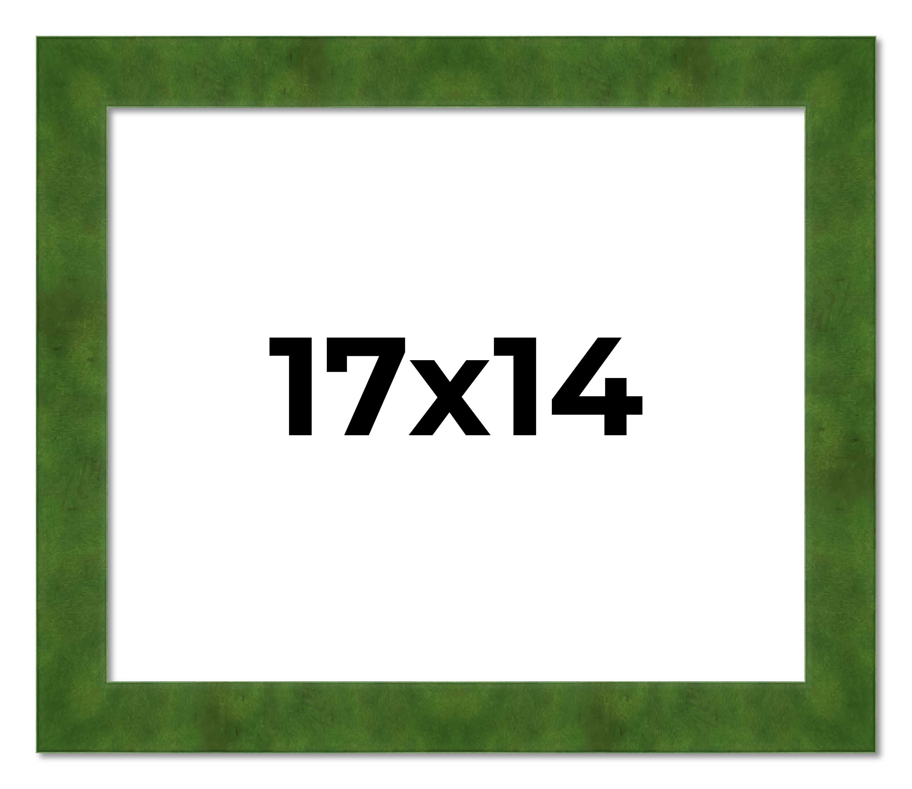 17x14 Frame Green Burl Solid Wood Picture Frame | 1.75 Inches Moulding ...
