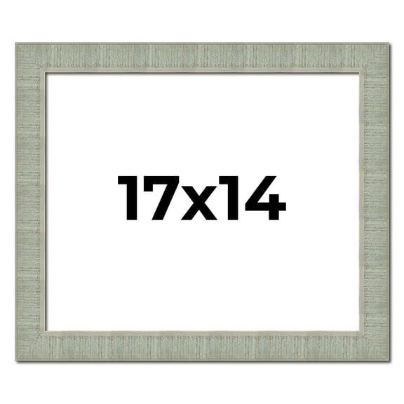 17x14 Frame Green Desert Pear Solid Wood Picture Frame | 1.625 Inch Moulding Width | Interior Frame