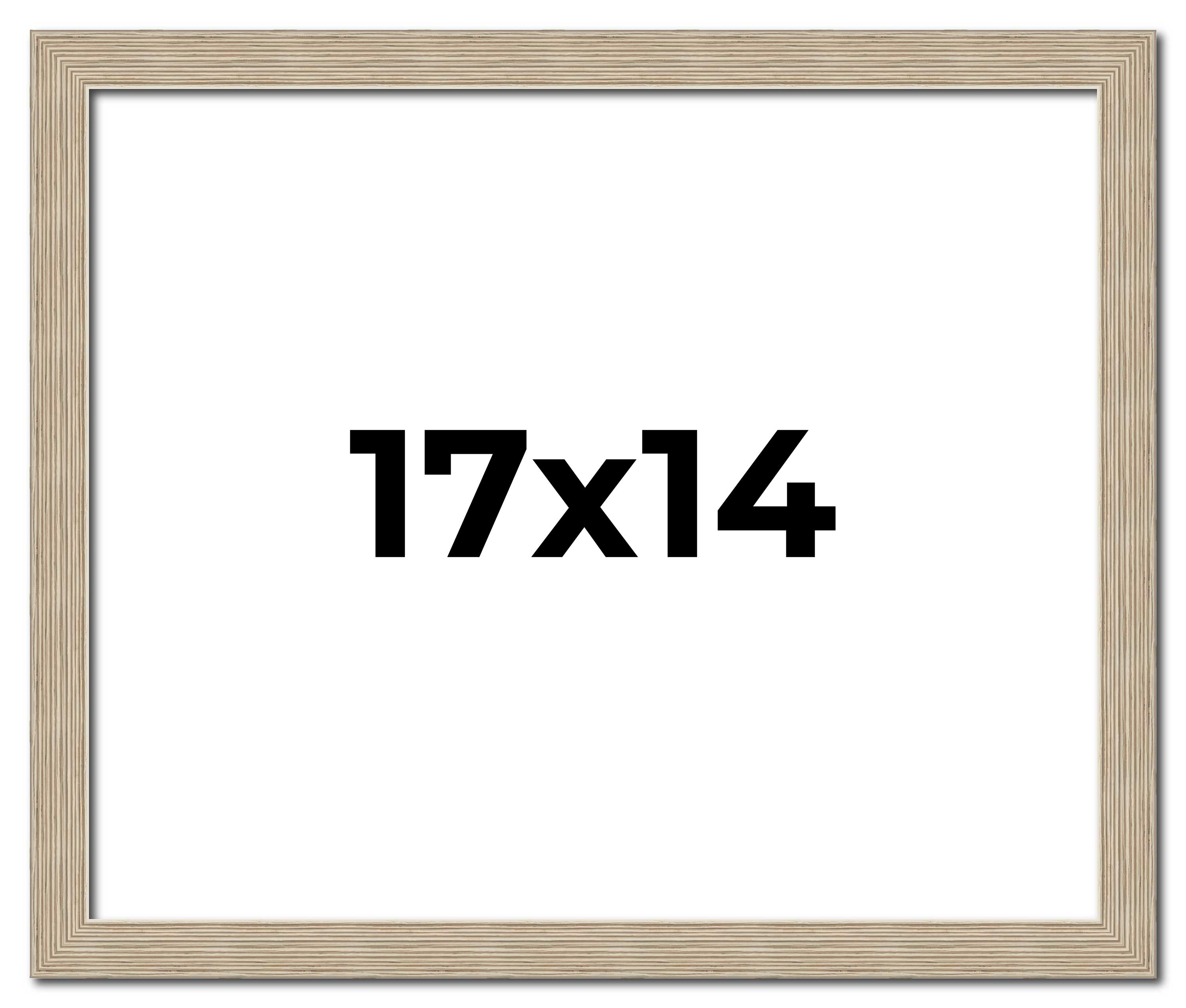 17x14 Frame Grey Solid Wood Picture Frame Width 1 Inches | Interior ...