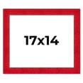 thumbnail image 1 of 17x14 Frame Red Burl Solid Wood Picture Frame Width 1.75 Inches | Interior Frame Depth 0.5 Inches |, 1 of 8