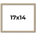 thumbnail image 1 of 17x14 Frame Silver Real Wood Picture Frame Width 0.75 Inches | Interior Frame Depth 0.5 Inches |, 1 of 8