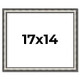 thumbnail image 1 of 17x14 Frame Silver Real Wood Picture Frame Width 1.125 Inches | Interior Frame Depth 0.5 Inches |, 1 of 8