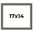 thumbnail image 1 of 17x14 Frame Silver Real Wood Picture Frame Width 1.25 Inches | Interior Frame Depth 0.5 Inches |, 1 of 8