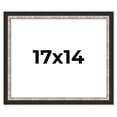 thumbnail image 1 of 17x14 Frame Silver Real Wood Picture Frame Width 1.25 Inches | Interior Frame Depth 0.75 Inches |, 1 of 8