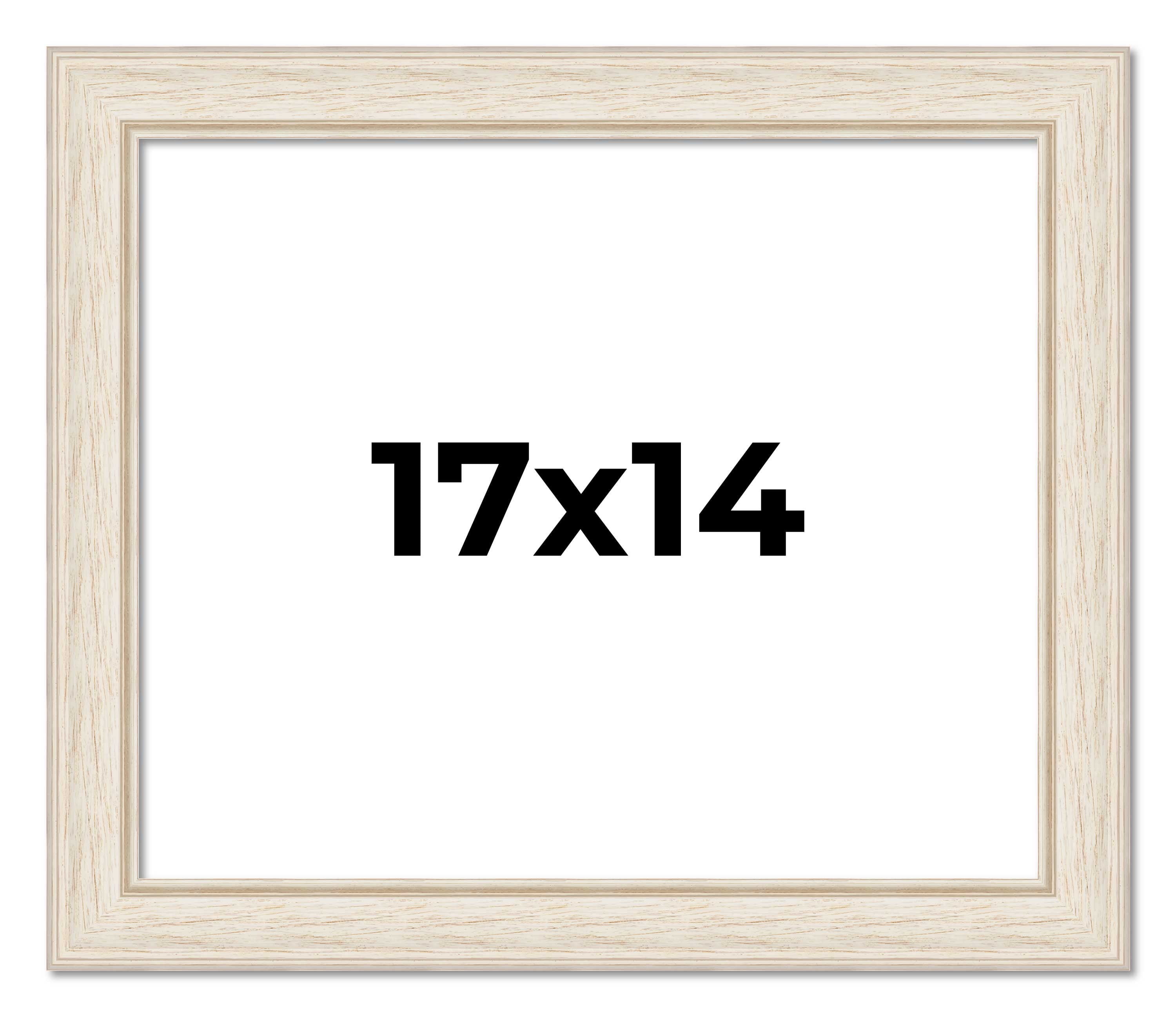 17x14 Frame White Real Wood Picture Frame Width 1.75 inches | Interior ...