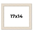 thumbnail image 1 of 17x14 Frame White Real Wood Picture Frame Width 1.75 inches | Interior Frame Depth 0.5 inches |, 1 of 8