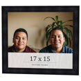 thumbnail image 1 of 17x15 Frame Black Passaggi Solid Wood Picture Frame Width 1.5 Inches | Interior Depth 0.5 Inches |, 1 of 8