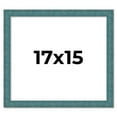 thumbnail image 1 of 17x15 Frame Blue Rustic Barnwood Solid Wood Picture Frame Width 1.25 Inches | Interior Depth 0.5, 1 of 8