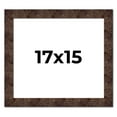 thumbnail image 1 of 17x15 Frame Brown Burl Real Wood Picture Frame Width 1.625 Inches | Interior Frame Depth 0.5 Inches, 1 of 8