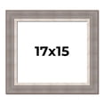 thumbnail image 1 of 17x15 Frame Grey Real Wood Picture Frame Width 2.75 Inches | Interior Frame Depth 0.5 Inches |, 1 of 8