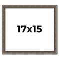thumbnail image 1 of 17x15 Frame Silver Real Wood Picture Frame Width 1.25 Inches | Interior Frame Depth 0.5 Inches |, 1 of 8