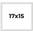 thumbnail image 1 of 17x15 Frame White Real Wood Picture Frame Width 0.75 inches | Interior Frame Depth 0.5 inches |, 1 of 8