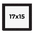 thumbnail image 1 of 17x15 Shadow Box Black Solid Wood Display Picture Frame | 1 Inch Rabbet Depth | | 1.375 Inch, 1 of 4