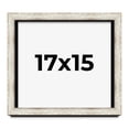 thumbnail image 1 of 17x15 Shadow Box Frame Silver | 1.625 Inches Deep Real Wood Contemporary Shadowbox Display Frame |, 1 of 7